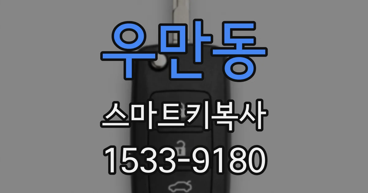우만동 스마트키복사