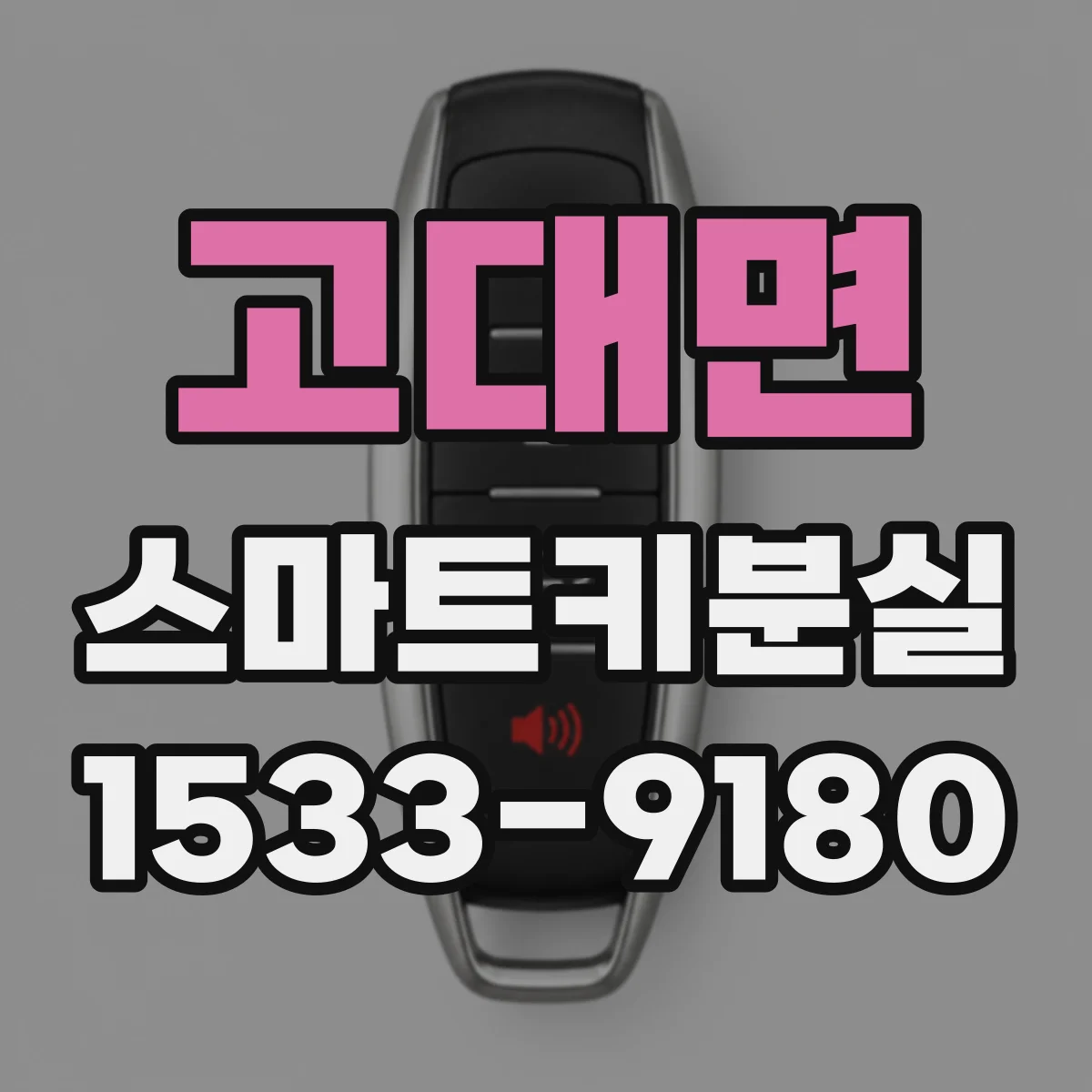 고대면 스마트키분실