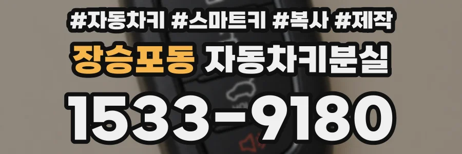 장승포동 자동차키분실
