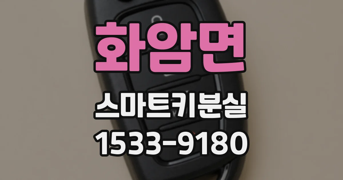화암면 스마트키분실