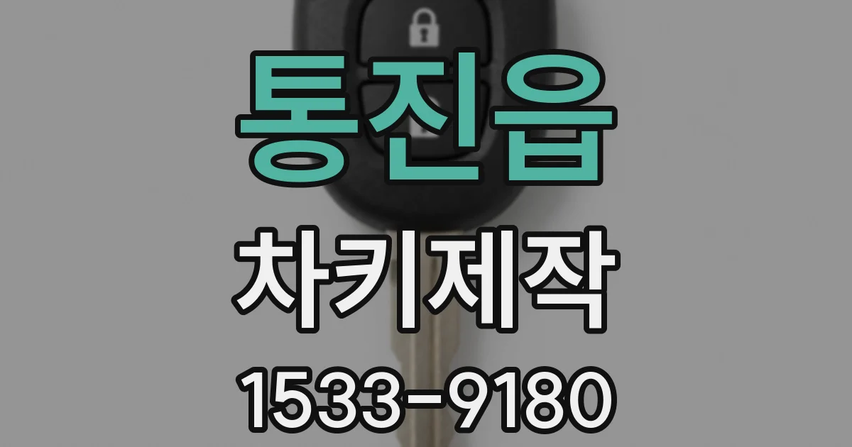통진읍 차키제작