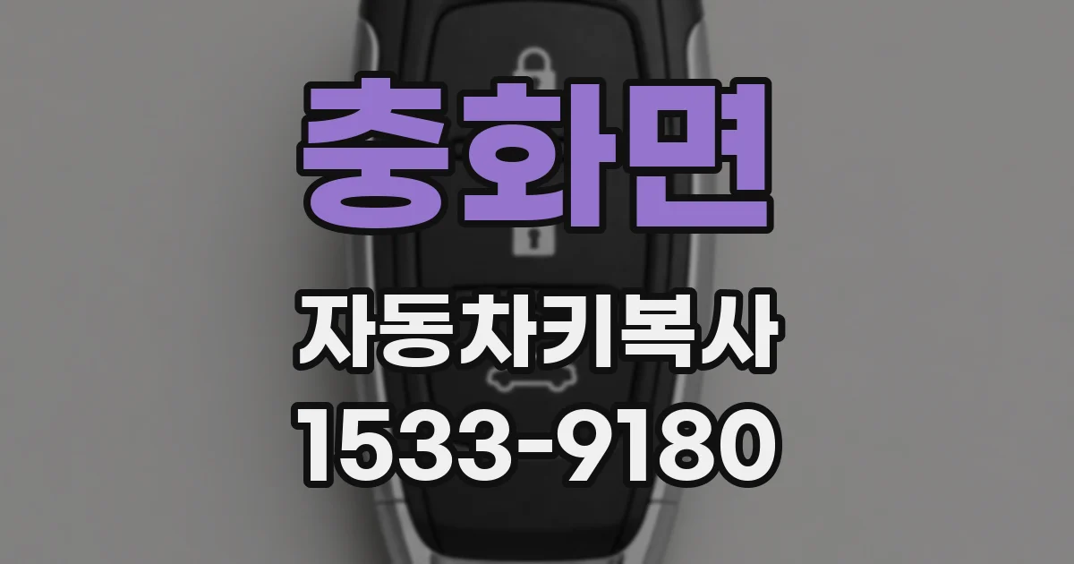 충화면 자동차키복사