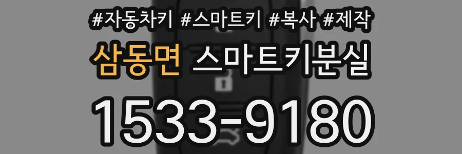 삼동면 스마트키분실