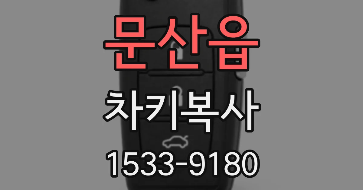 문산읍 차키복사
