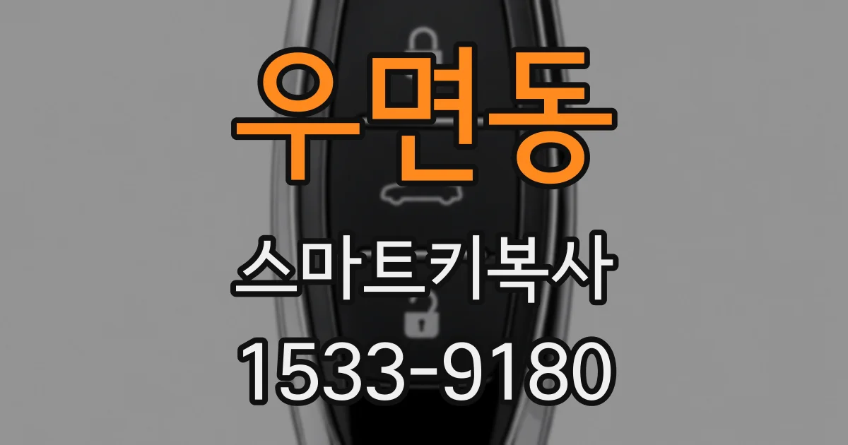 우면동 스마트키복사