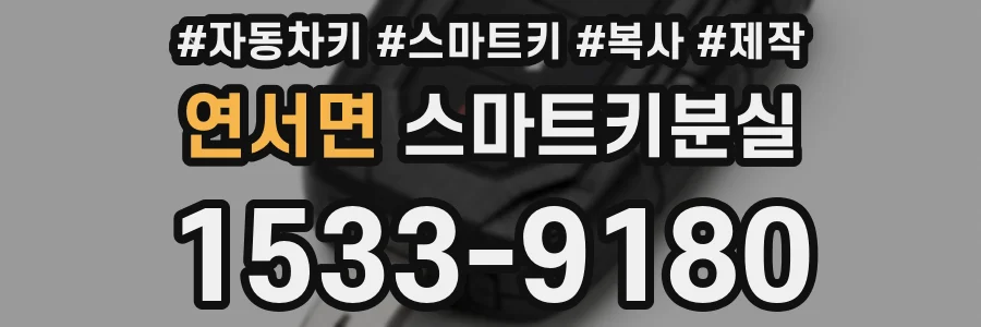 연서면 스마트키분실