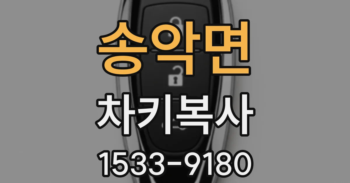 송악면 차키복사