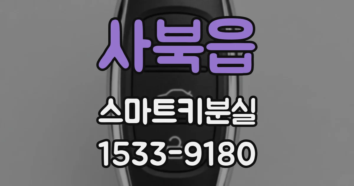 사북읍 스마트키분실