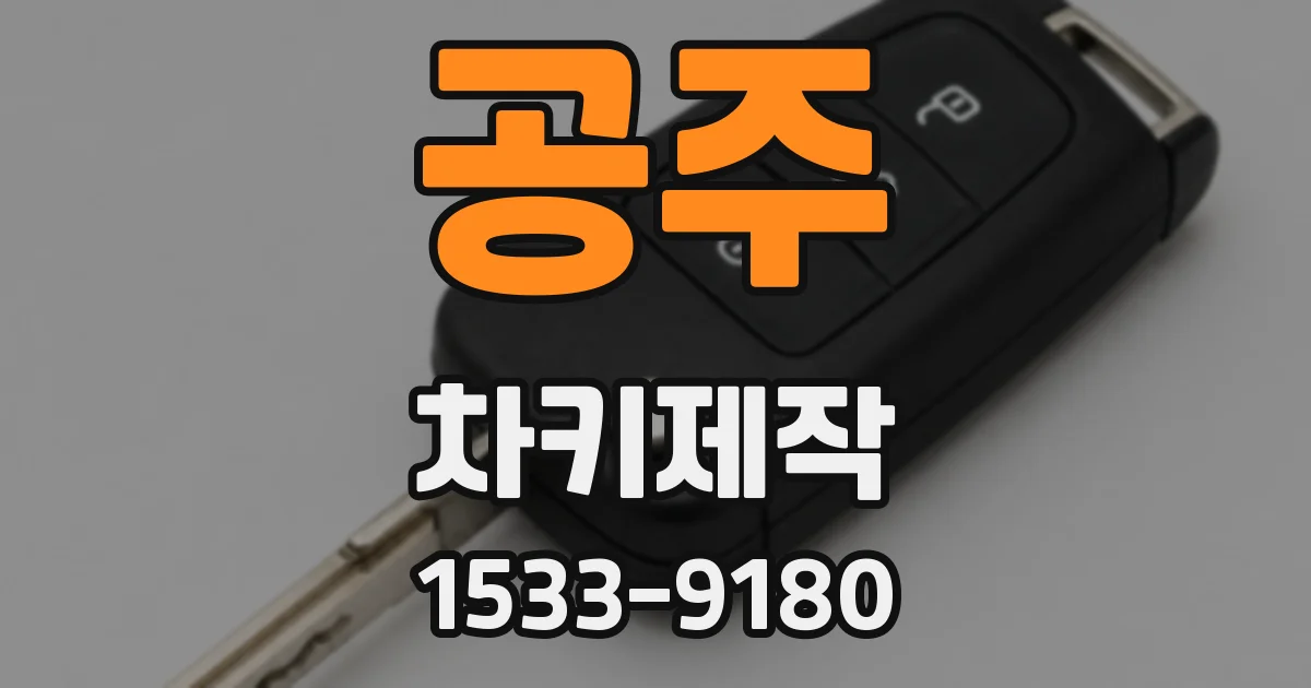 공주 차키제작