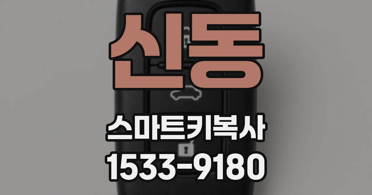 신동 스마트키복사