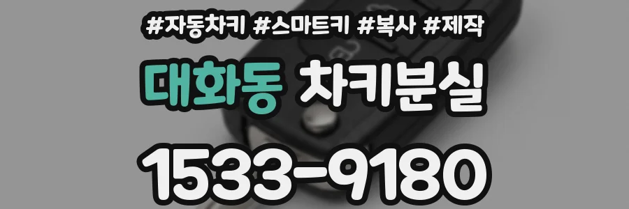 대화동 차키분실
