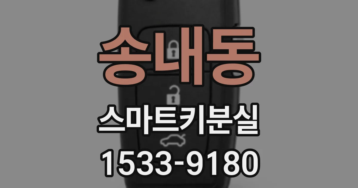 송내동 스마트키분실