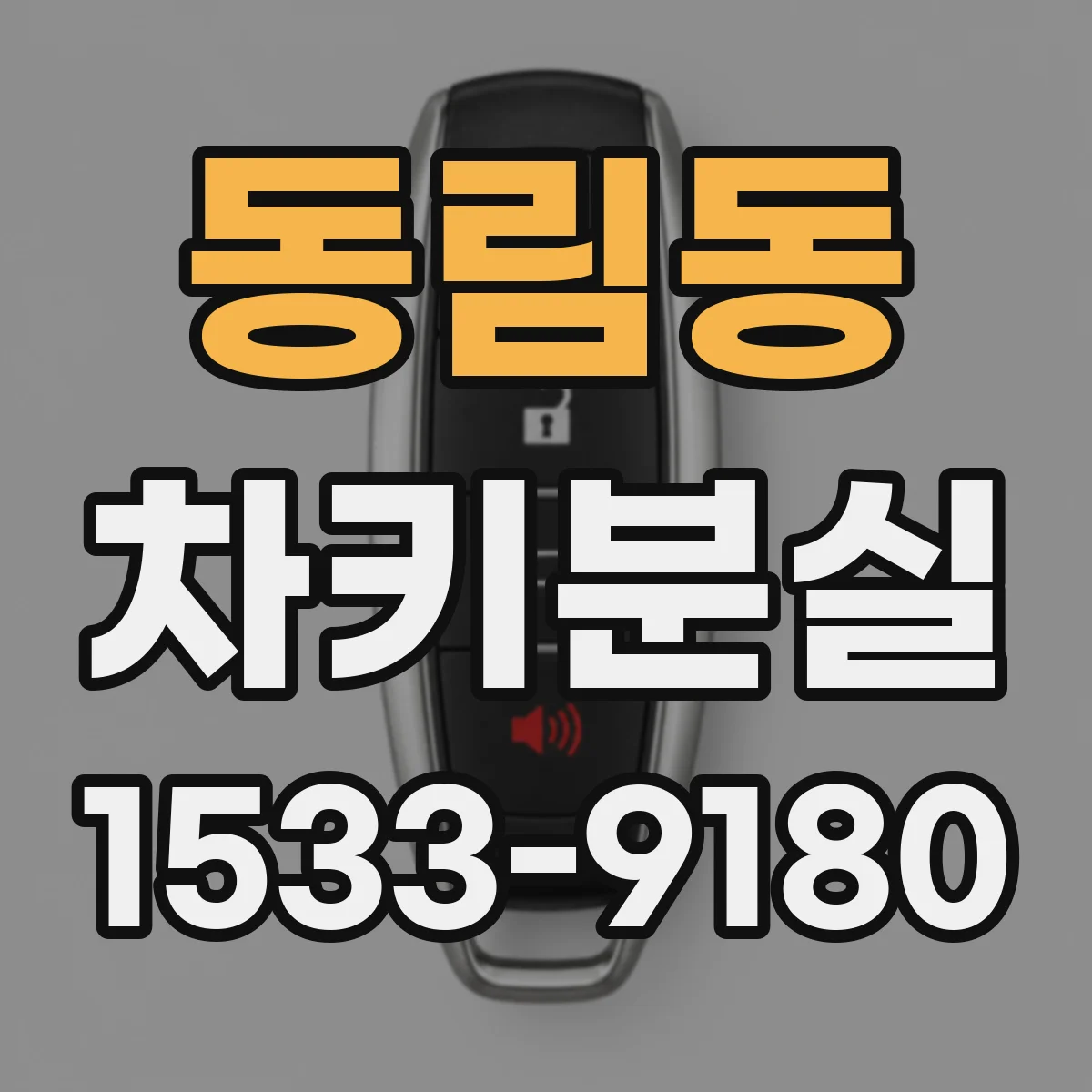 동림동 차키분실