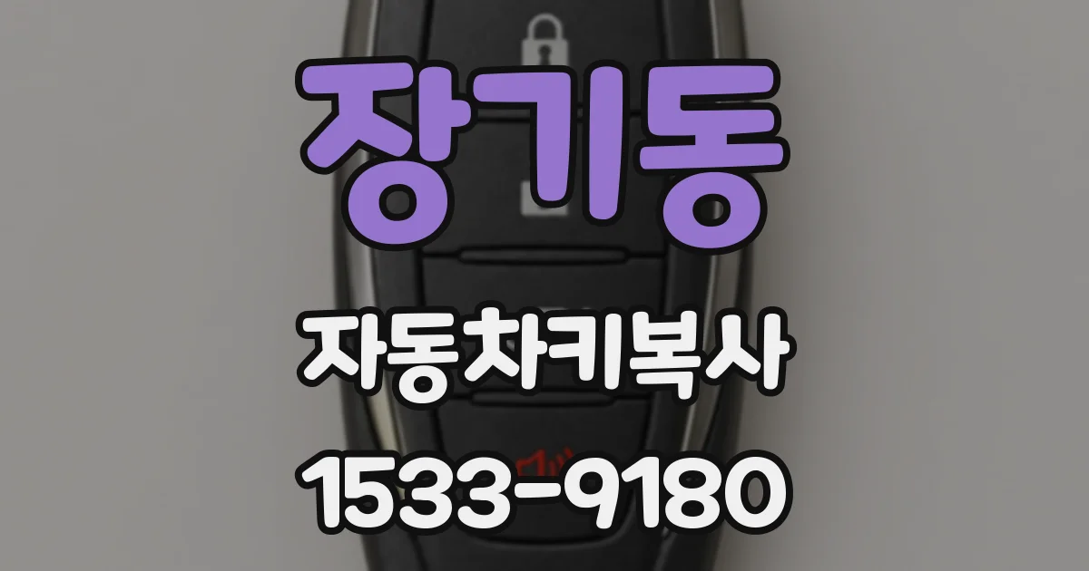 장기동 자동차키복사