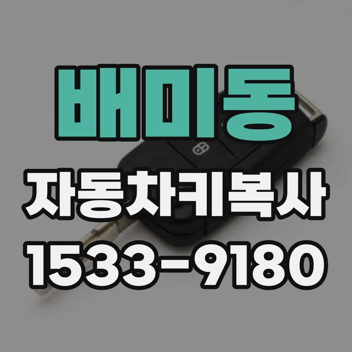 배미동 자동차키복사