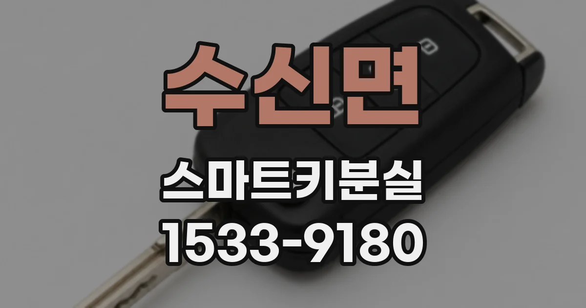 수신면 스마트키분실