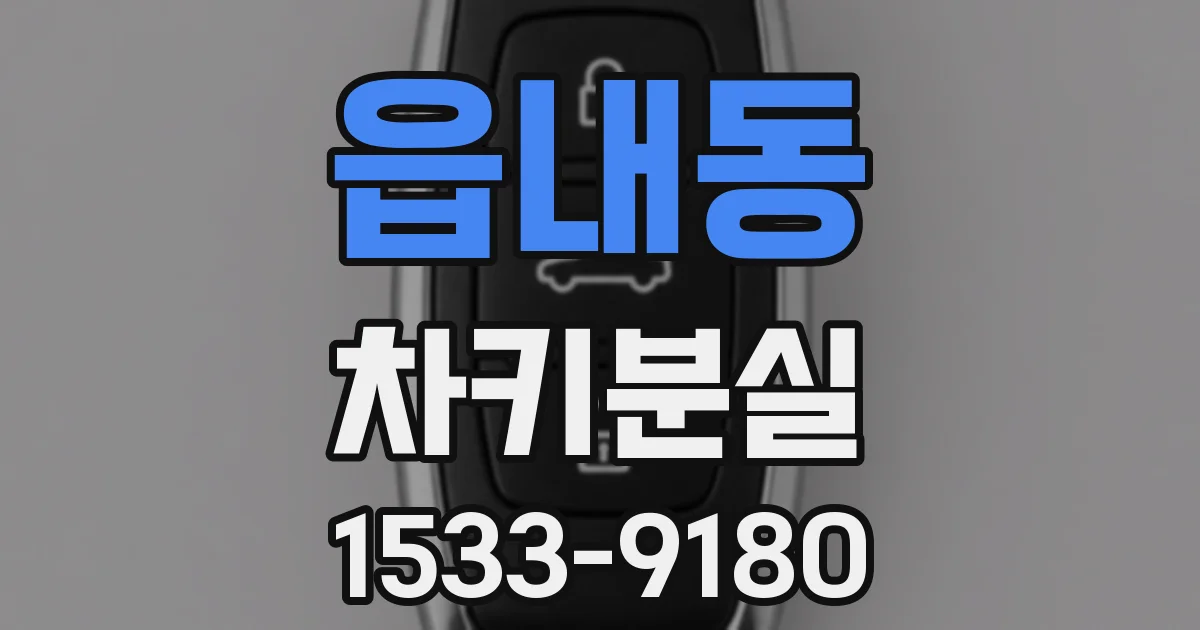 읍내동 차키분실
