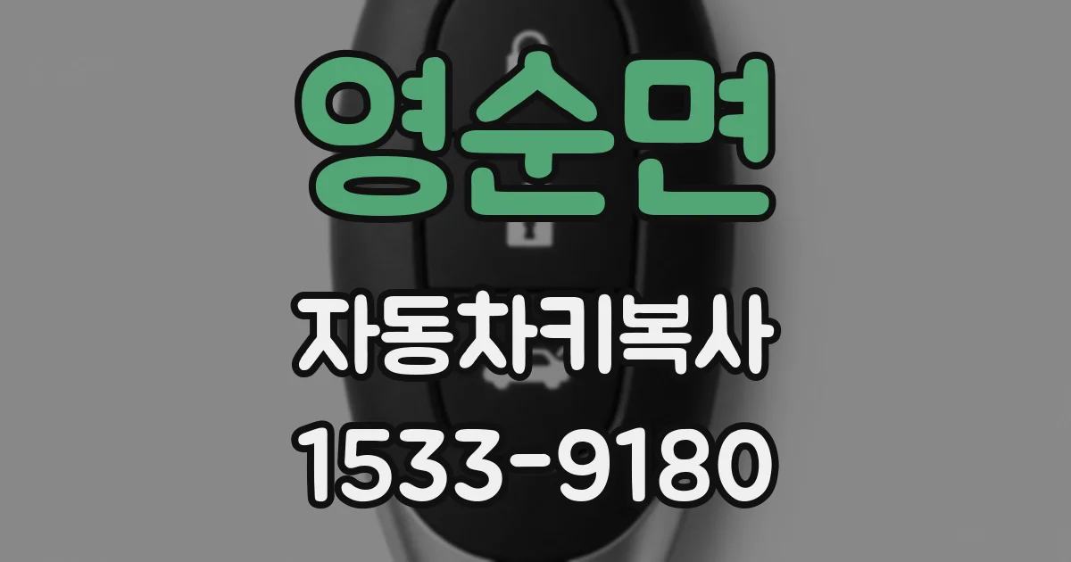 영순면 자동차키복사