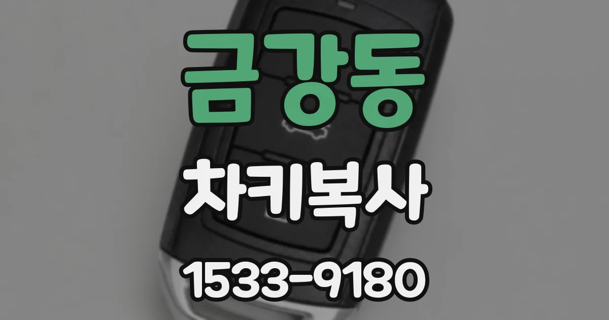 금강동 차키복사
