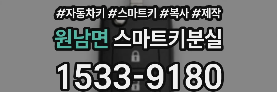 원남면 스마트키분실