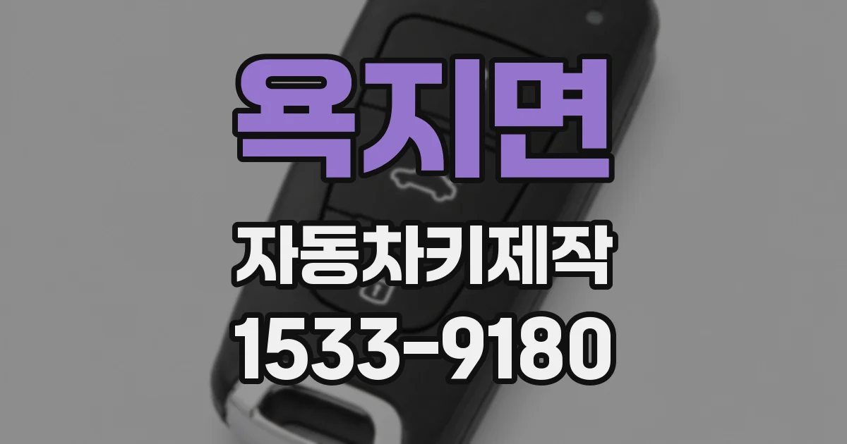 욕지면 자동차키제작