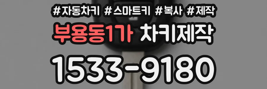 부용동1가 차키제작