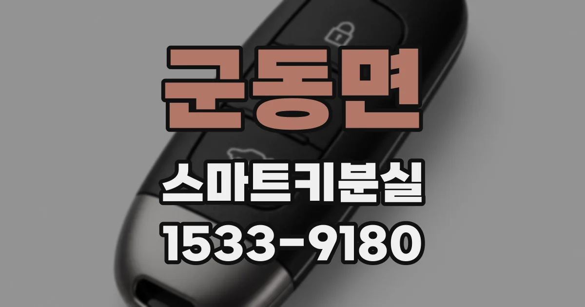군동면 스마트키분실