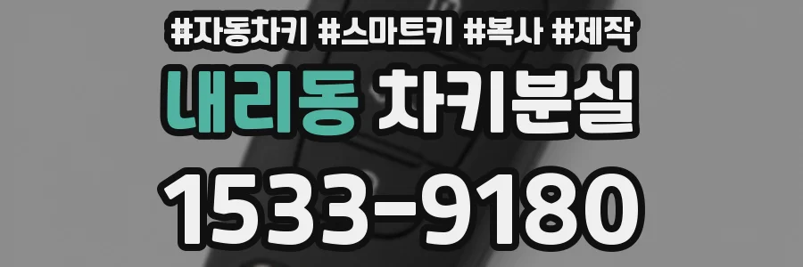 내리동 차키분실