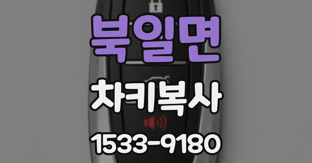 북일면 차키복사