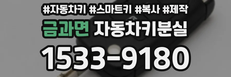 금과면 자동차키분실