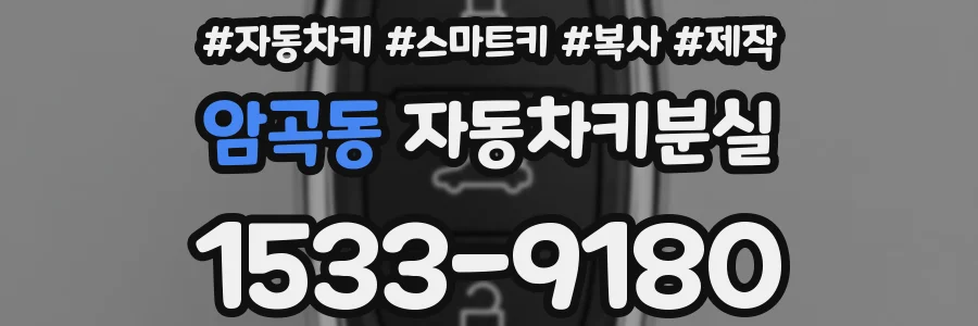 암곡동 자동차키분실
