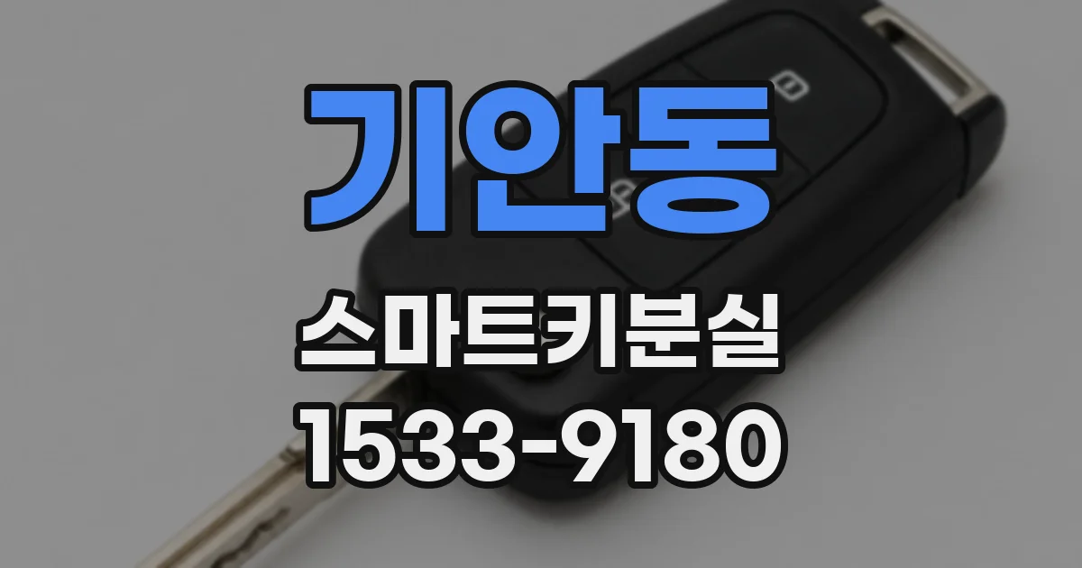 기안동 스마트키분실