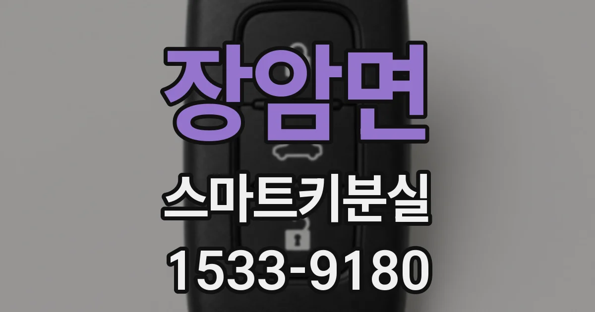 장암면 스마트키분실