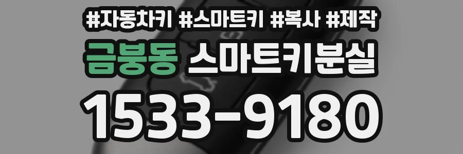 금붕동 스마트키분실