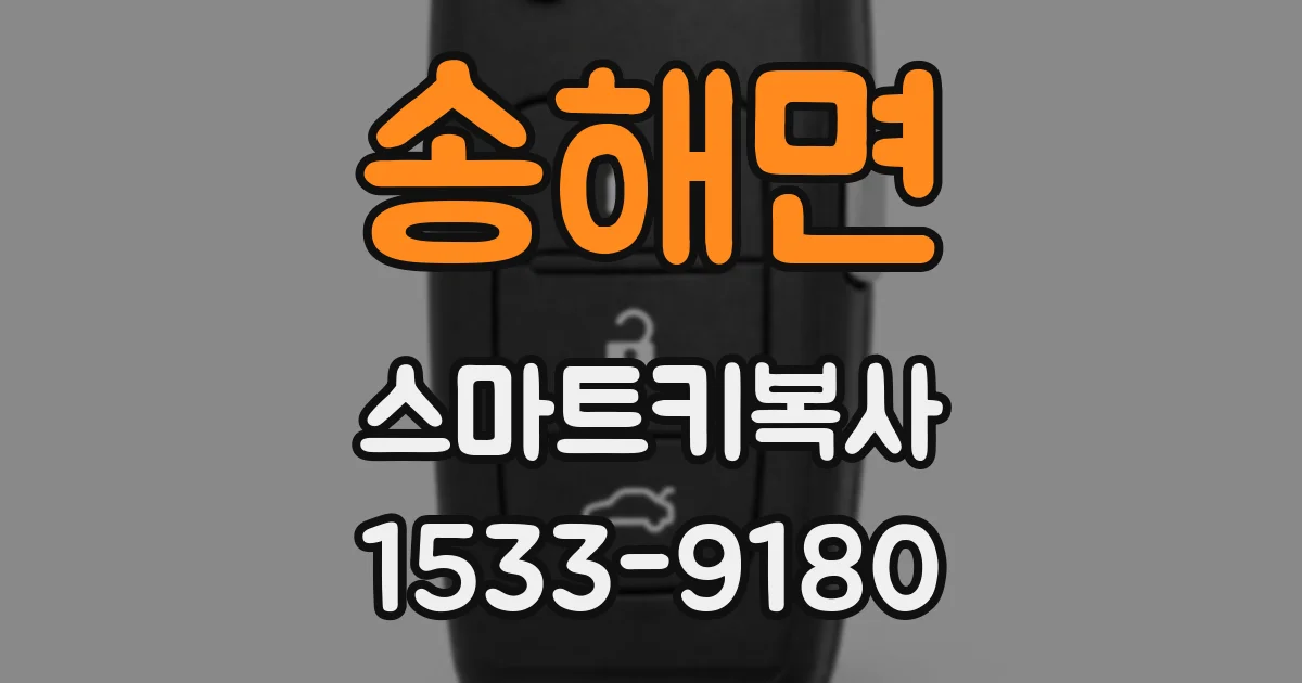 송해면 스마트키복사