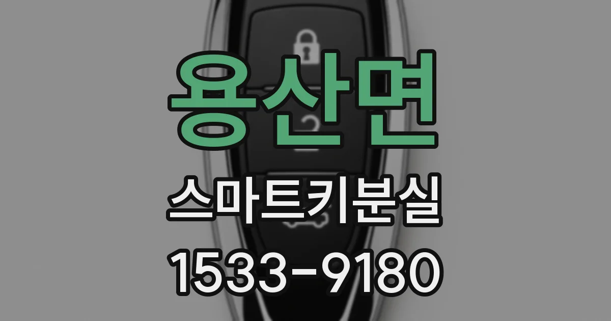 용산면 스마트키분실