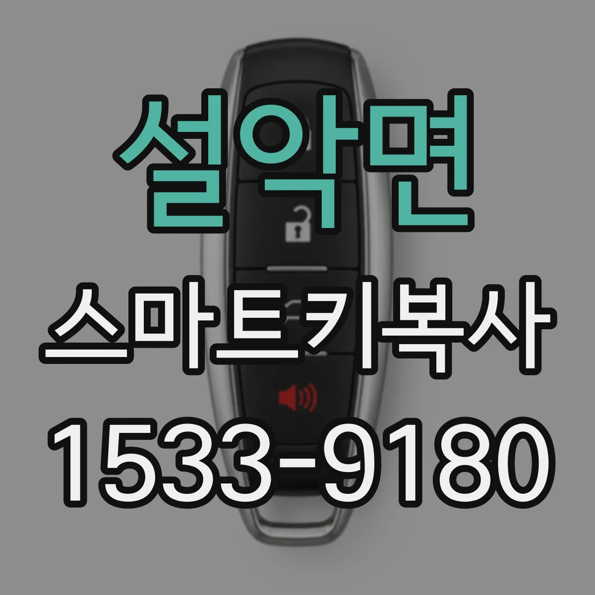 설악면 스마트키복사