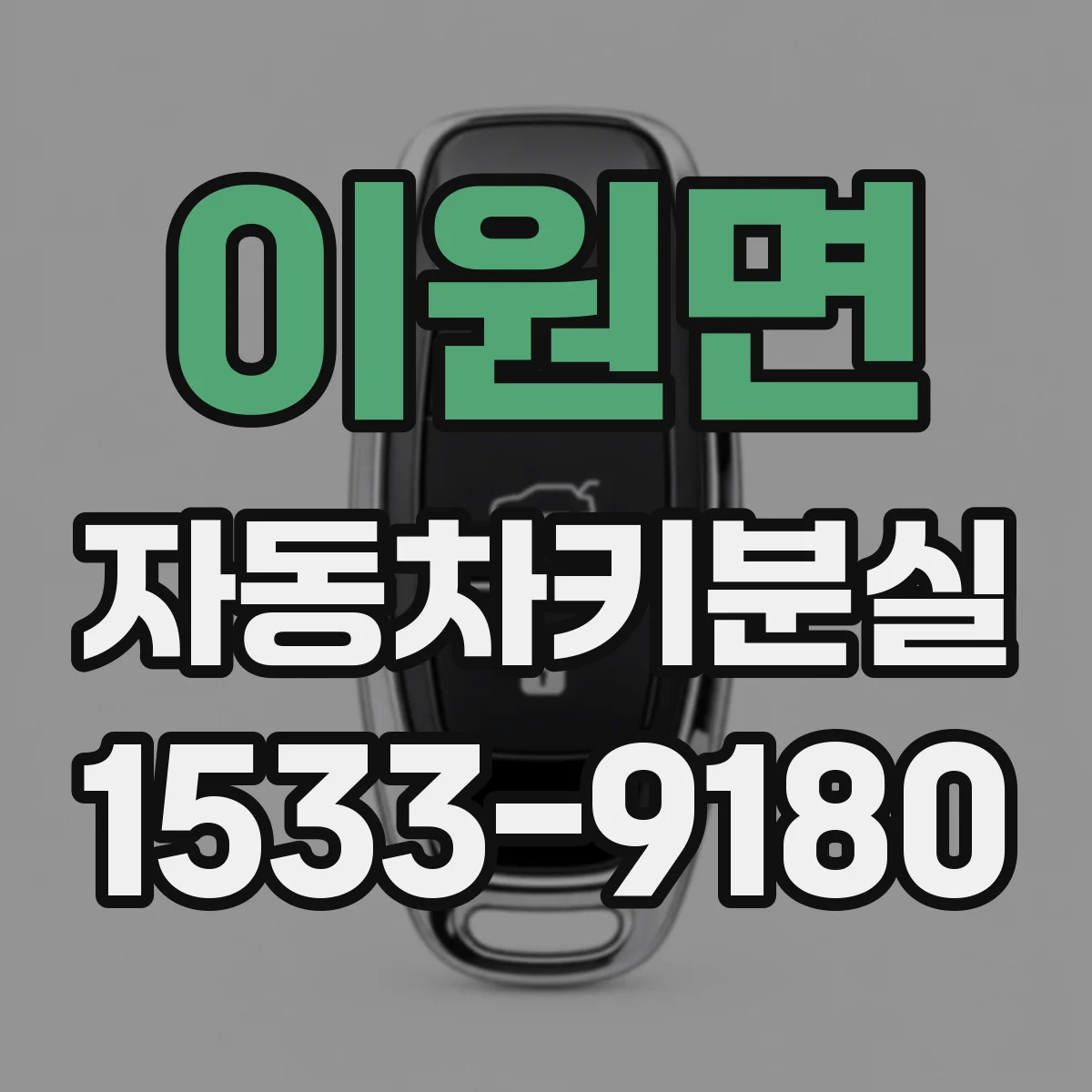 이원면 자동차키분실