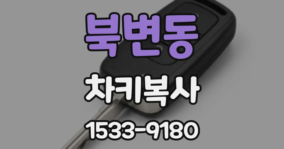 북변동 차키복사