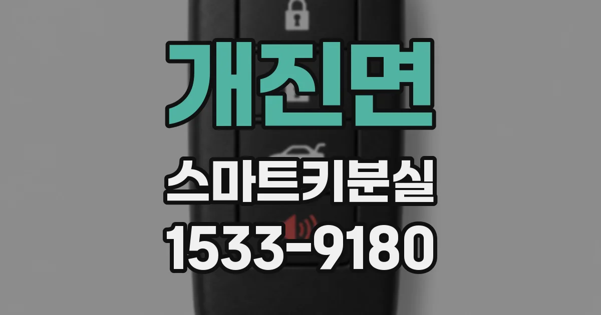 개진면 스마트키분실