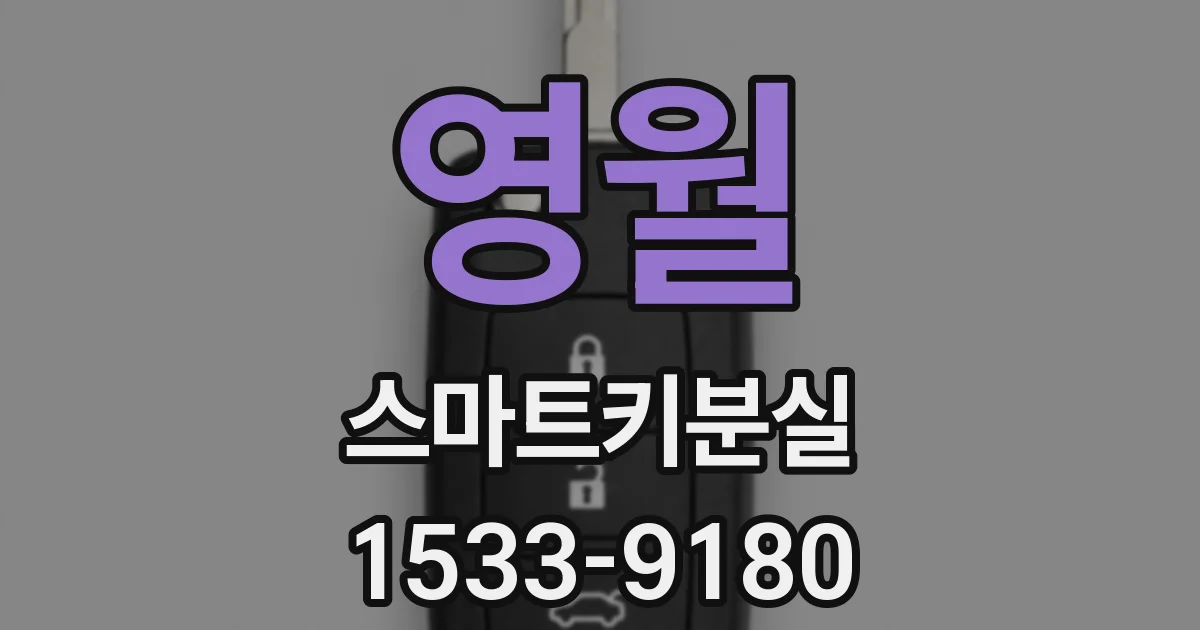영월 스마트키분실