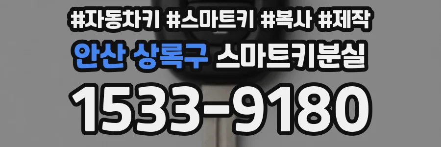 안산 상록구 스마트키분실