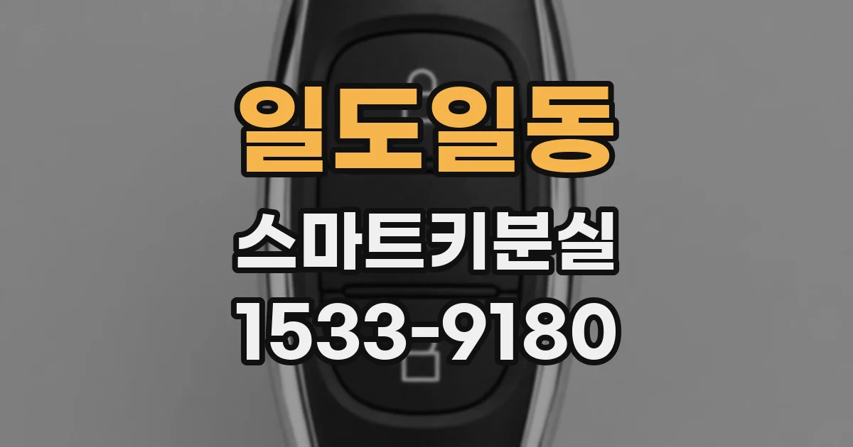 일도일동 스마트키분실