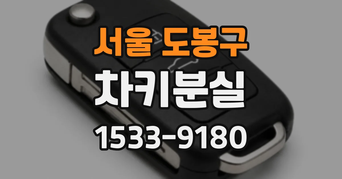 서울 도봉구 차키분실
