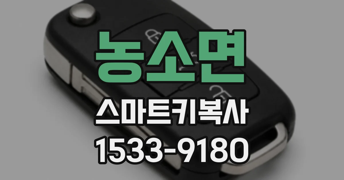 농소면 스마트키복사