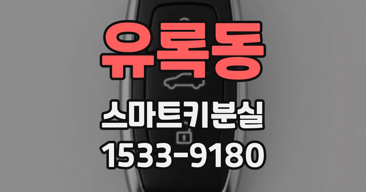 유록동 스마트키분실
