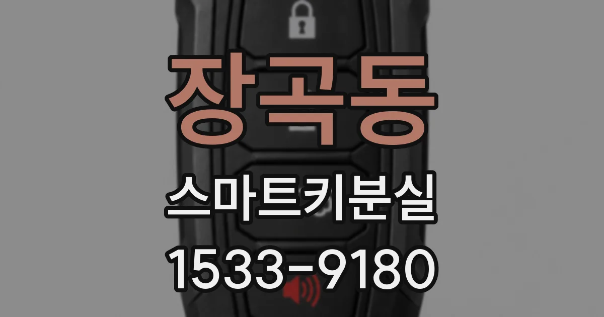 장곡동 스마트키분실