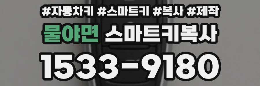 물야면 스마트키복사