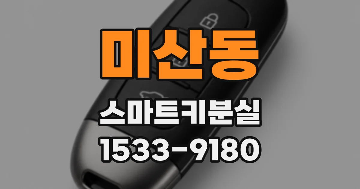 미산동 스마트키분실