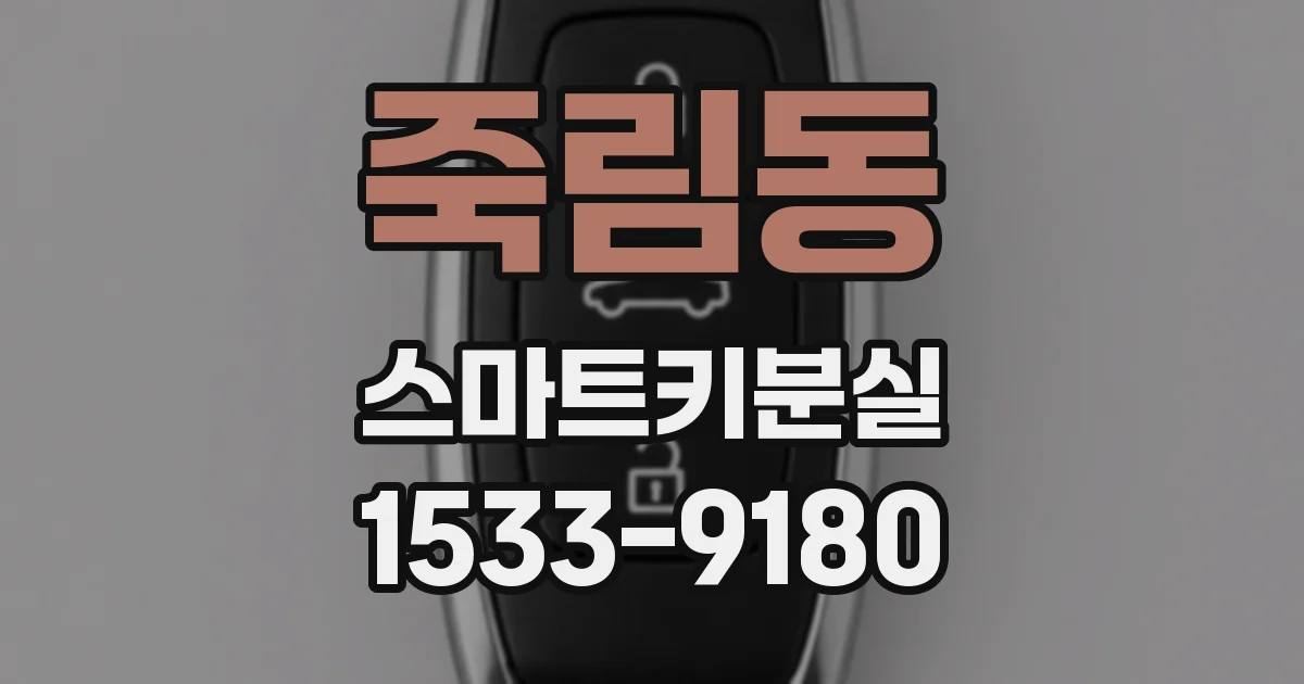 죽림동 스마트키분실